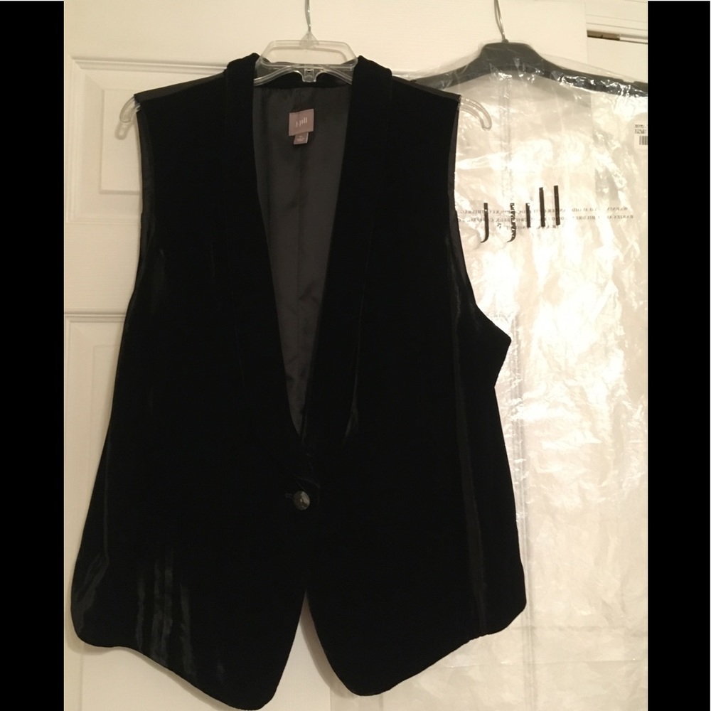 Black Velvet Vest